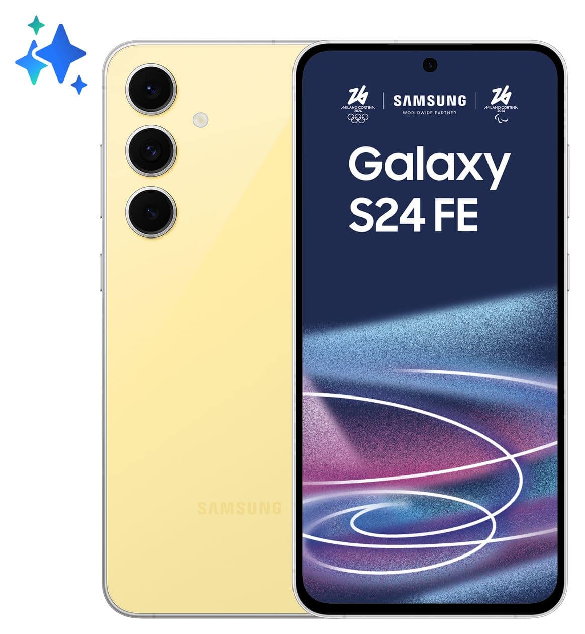 Galaxy S24 FE 128 GB 5G Smartphone 17 cm (6.7 Zoll) Android 50 MP Dreifach Kamera Dual Sim  (Gelb) 