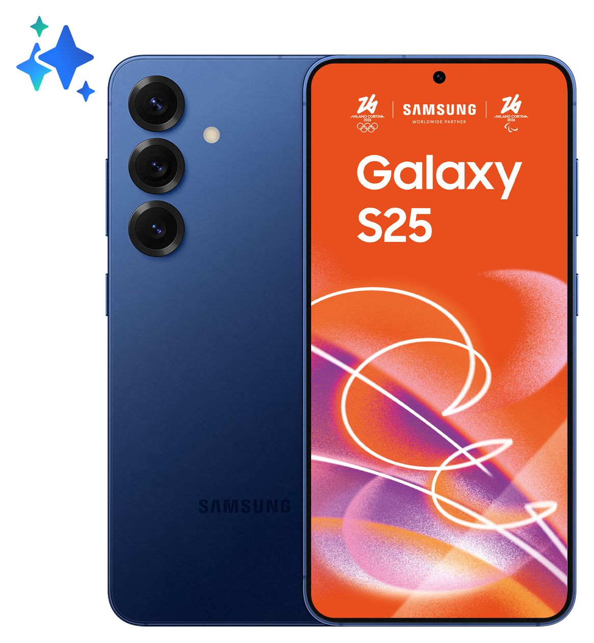 Galaxy S25 128 GB 5G Smartphone 15,8 cm (6.2 Zoll) Android 50 MP Dreifach Kamera Dual Sim WiFi 7  (Navy) 