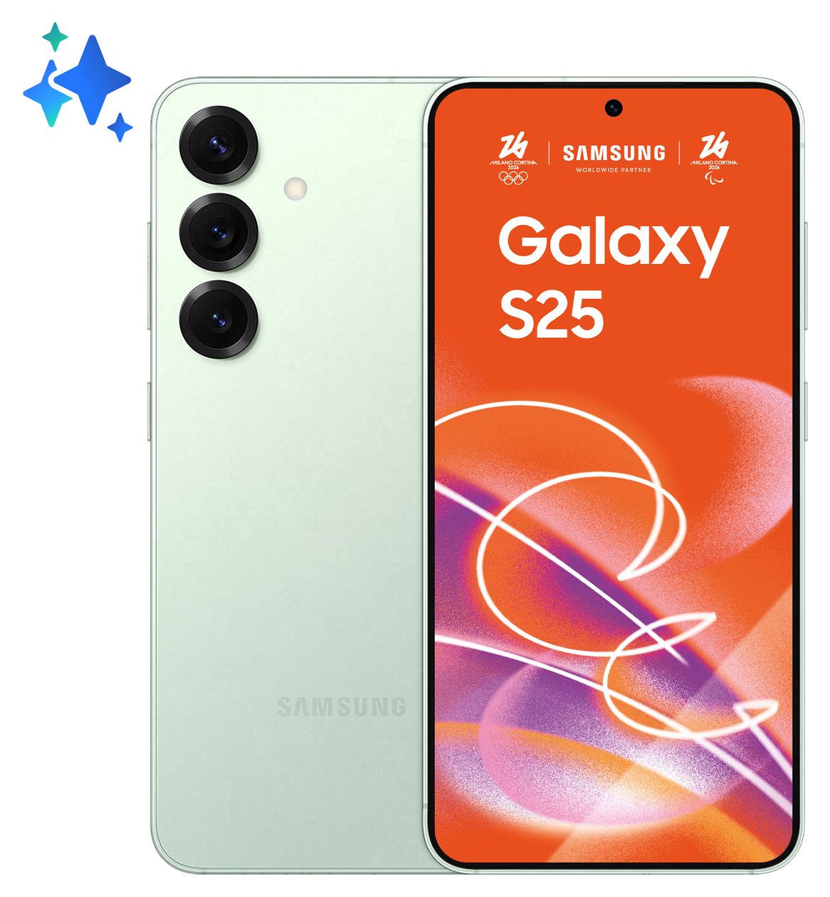 Galaxy S25 128 GB 5G Smartphone 15,8 cm (6.2 Zoll) Android 50 MP Dreifach Kamera Dual Sim WiFi 7  (Mintfarbe) 