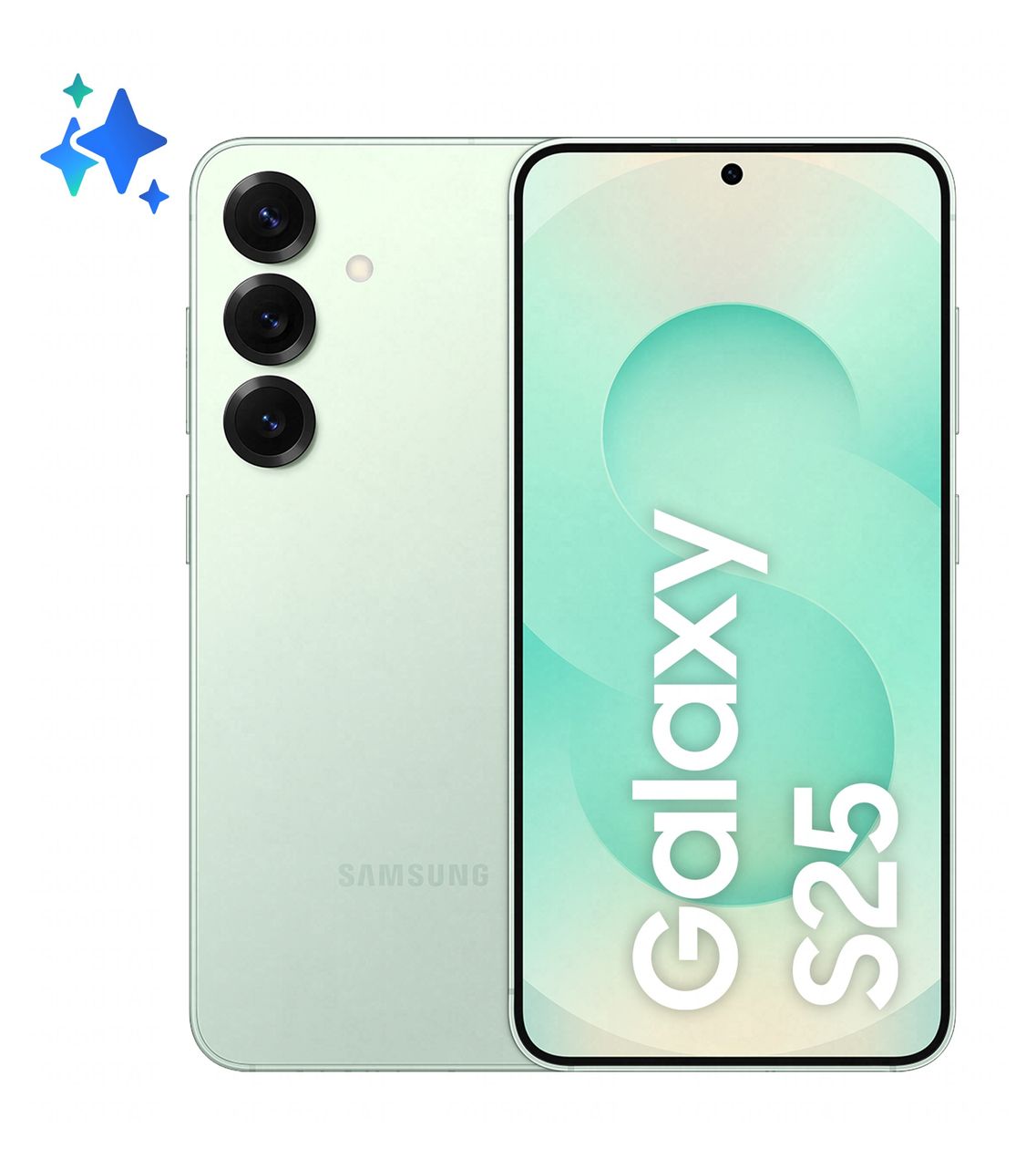 Galaxy S25 128 GB 5G Smartphone 15,8 cm (6.2 Zoll) 3,5 GHz Android 50 MP Dreifach Kamera Dual Sim WiFi 7  (Mintfarbe) 