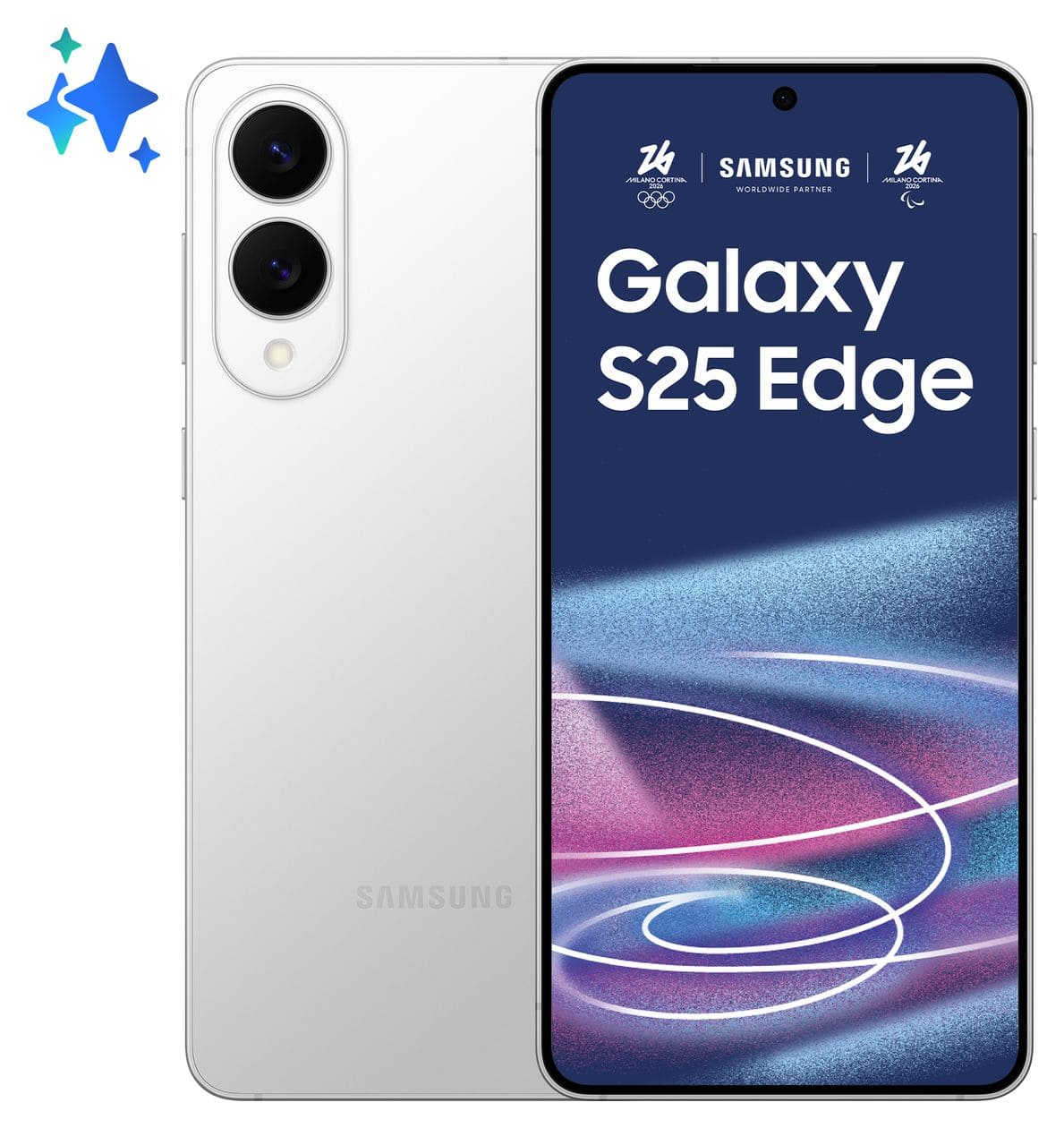Galaxy S25 Edge 512 GB 5G Smartphone 17 cm (6.7 Zoll) Android 200 MP Dual Kamera Dual Sim WiFi 7 (Titanium Silver) 