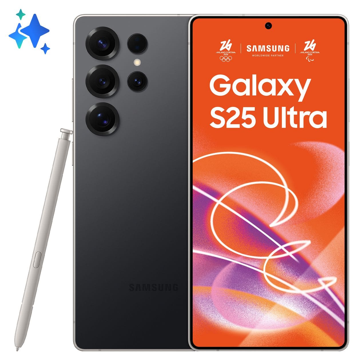 Galaxy S25 Ultra 512 GB 5G Smartphone 17,5 cm (6.9 Zoll) Android 200 MP Vierfach Kamera Dual Sim WiFi 7  (Schwarz, Titan) 
