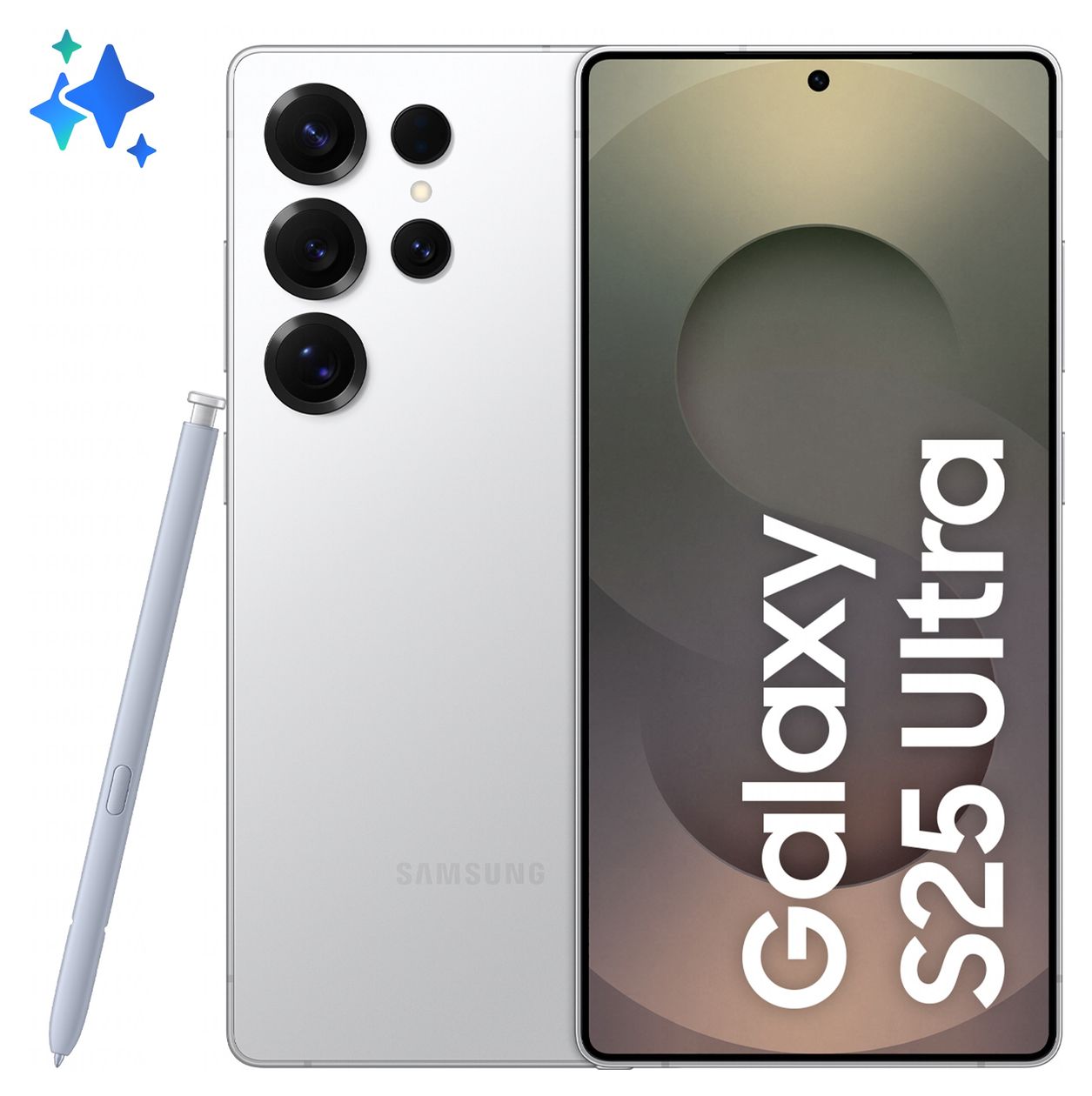 Galaxy S25 Ultra 512 GB 5G Smartphone 17,5 cm (6.9 Zoll) 3,5 GHz Android 200 MP Vierfach Kamera Dual Sim WiFi 7 (Titanium Whitesilver) 