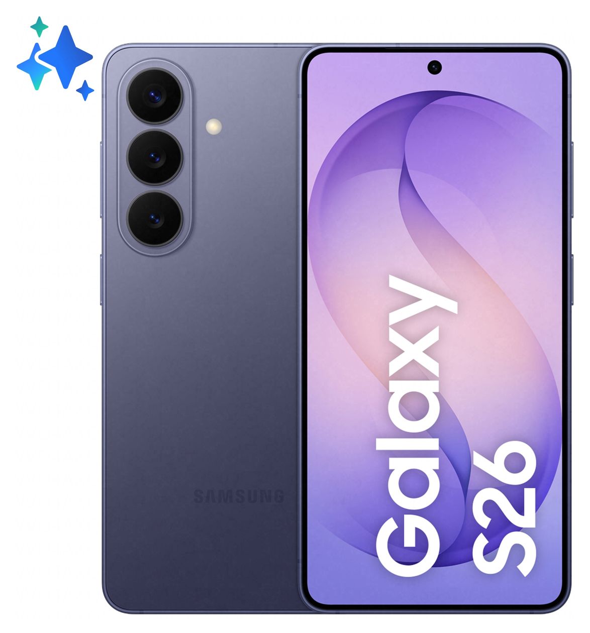 Galaxy S26 512 GB 5G Smartphone 16 cm (6.3 Zoll) 3,26 GHz Android 50 MP Dreifach Kamera Dual Sim WiFi 7 (Cobalt Violet) 