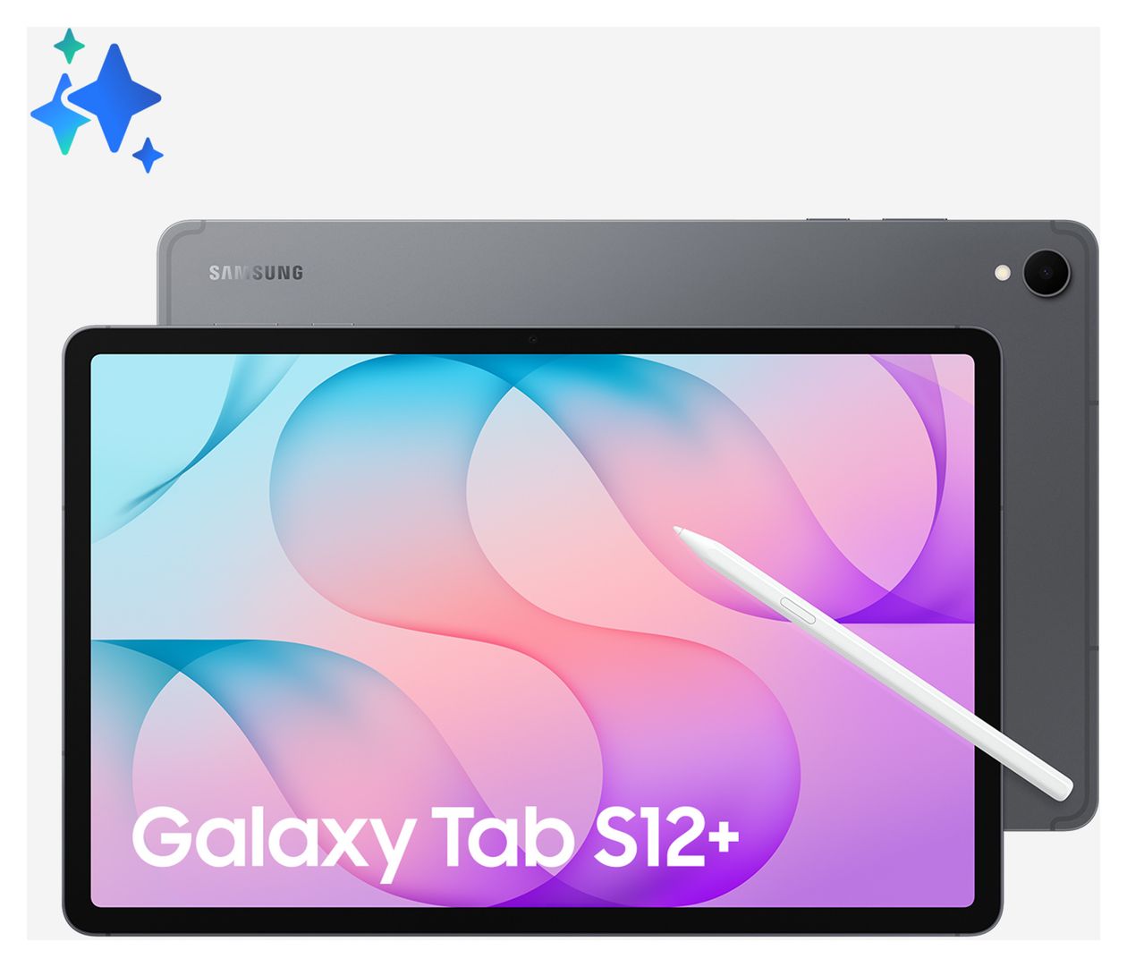Galaxy Tab S12+ 256 GB 5G Tablet 32 cm (12.6") 3,5 GHz Android 13 MP  (Grau) 
