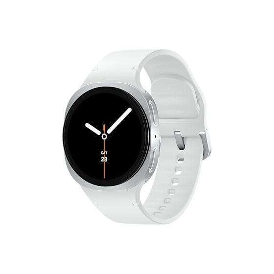Galaxy Watch8 Digital 40 mm Smartwatch Rund IP68 327 ppi 4G  (Silber) 