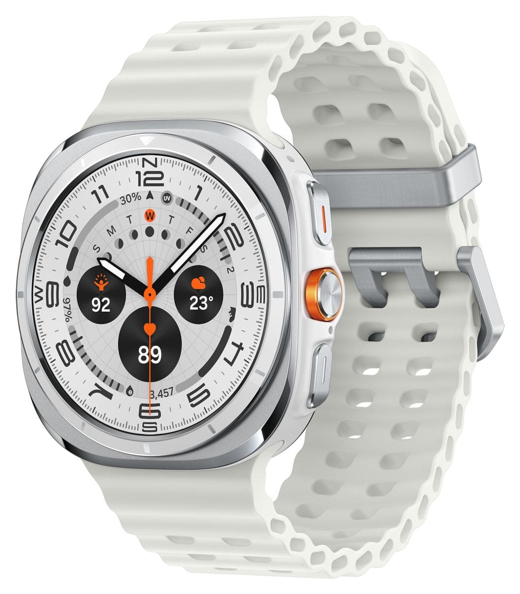 Galaxy Watch Ultra Digital 47 mm  Smartwatch Rund IP68 327 ppi 4G  (Weiß) 