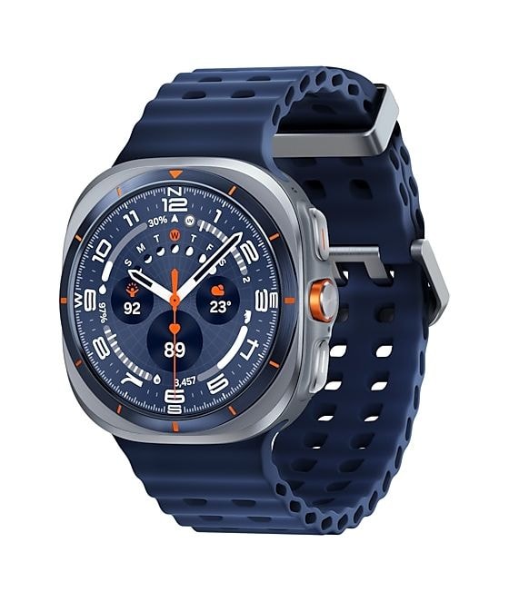 Galaxy Watch Ultra Digital 47 mm Smartwatch Rund IP68 327 ppi 4G  (Titan) 