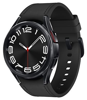 Galaxy Watch6 Classic Digital 43 mm Smartwatch Rund IP68 40 h 330 ppi (Schwarz) 