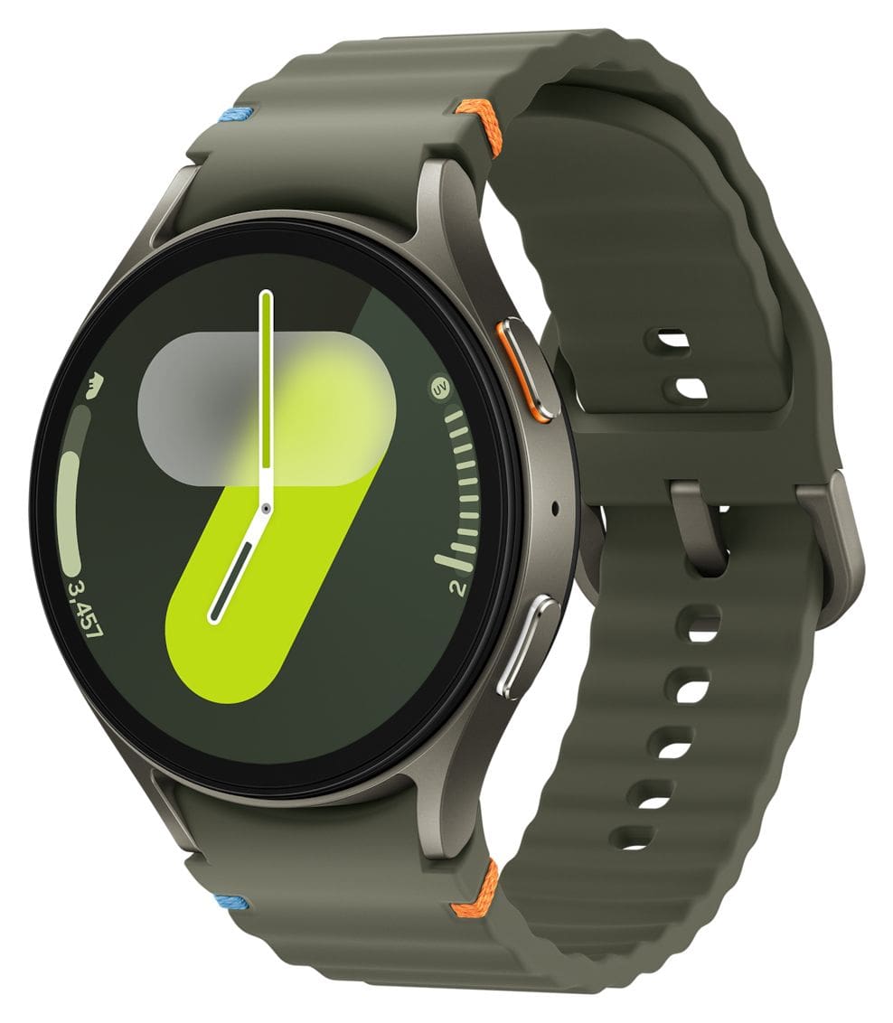Galaxy Watch7 Digital 44 mm M/L Smartwatch Rund IP68 327 ppi 4G  (Grün) 