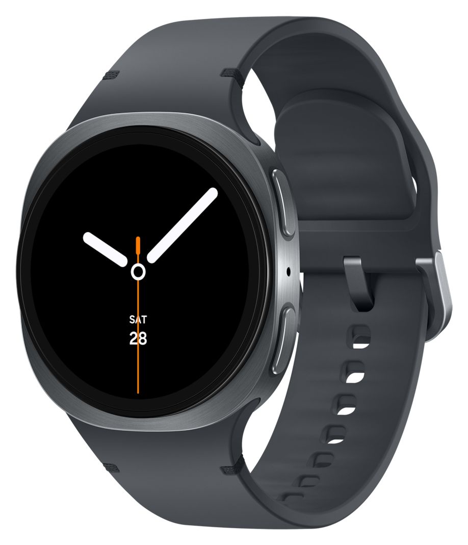 Galaxy Watch8 40 mm Smartwatch Rund IP68 327 ppi 4G  (Graphit) 