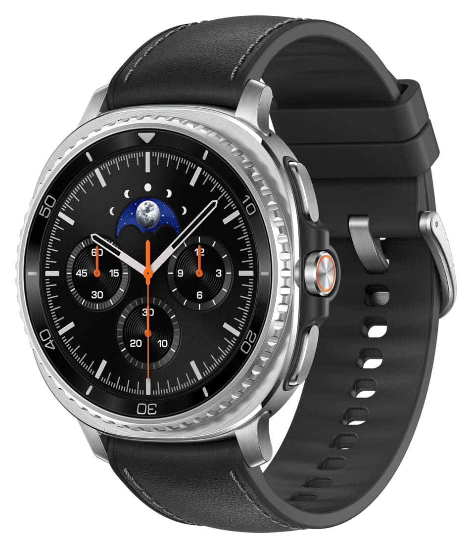 Galaxy Watch8 Classic Digital 46 mm Smartwatch Rund IP68 40 h 327 ppi  (Silber) 