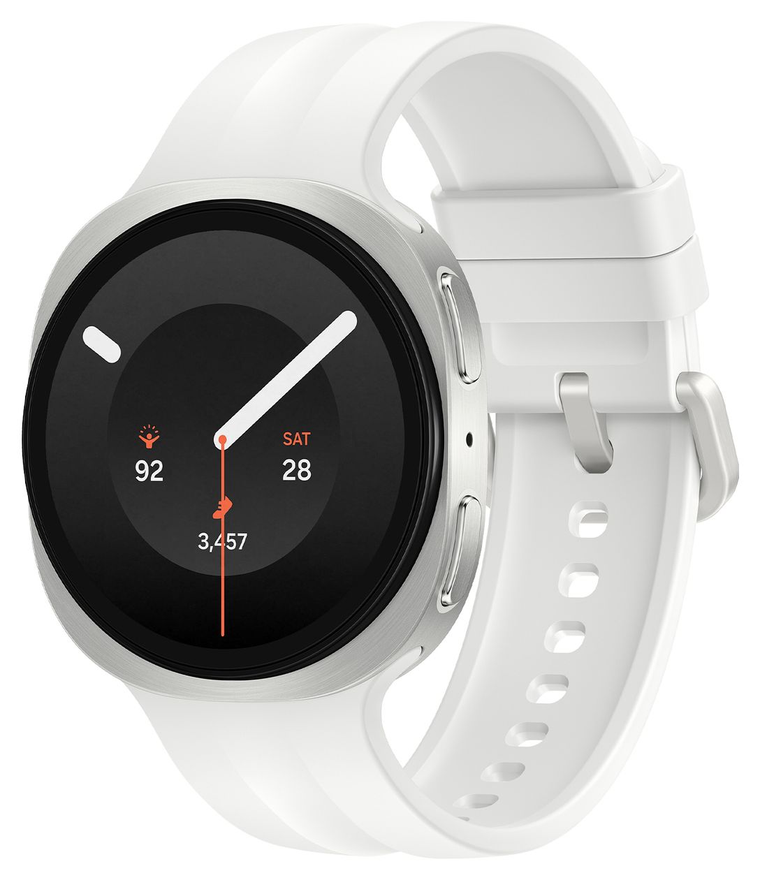 Galaxy Watch9 Digital 40 mm Smartwatch Rund IP68 40 h 327 ppi 4G  (Silber) 