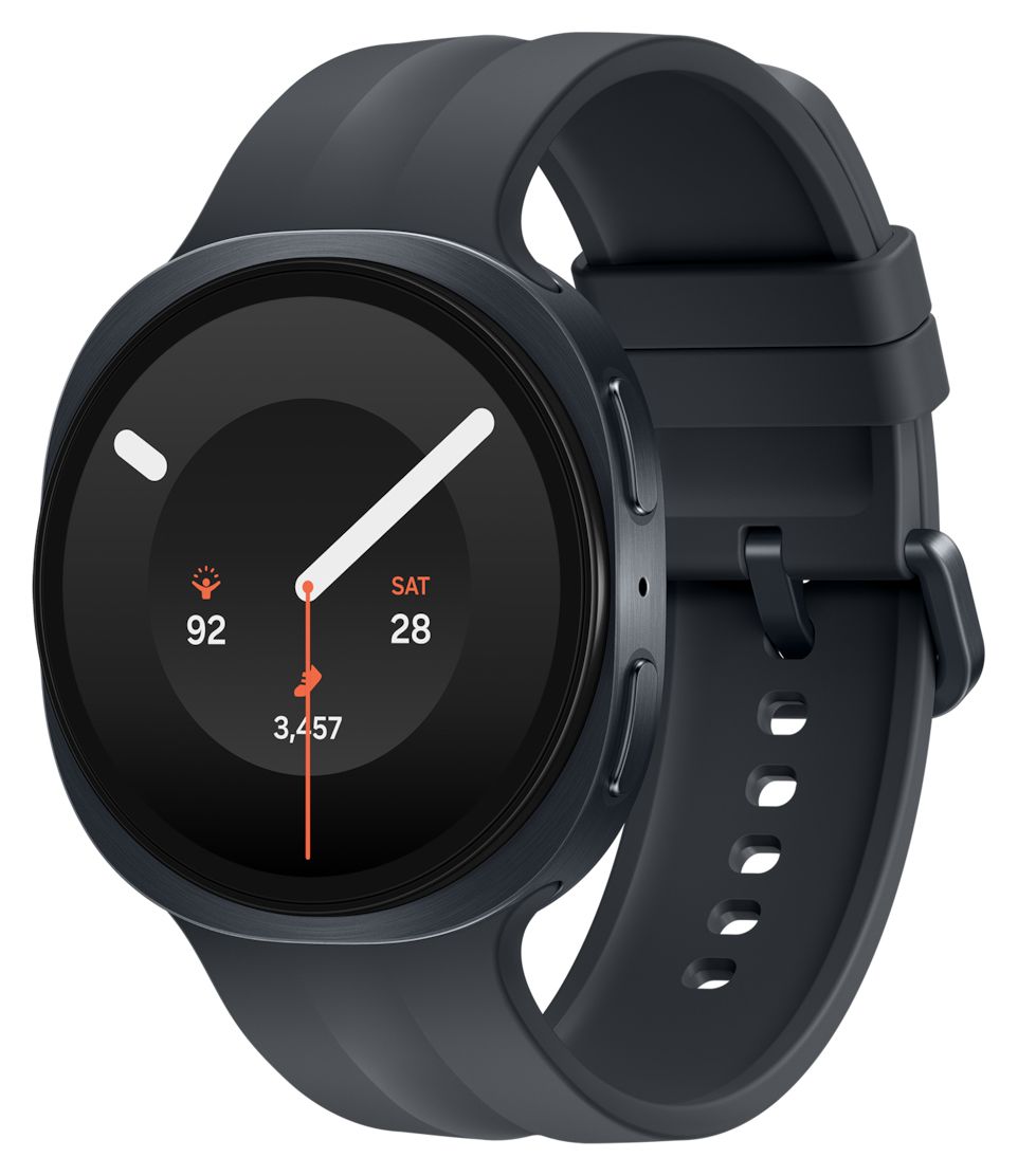 Galaxy Watch9 Digital 44 mm Smartwatch Rund IP68 327 ppi  (Graphit) 