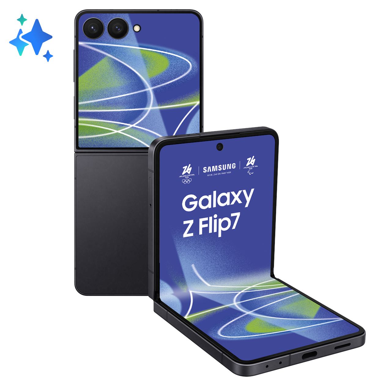 Galaxy Z Flip7 256 GB 5G Smartphone 17,3 cm (6.8 Zoll) Android 50 MP Dual Kamera WiFi 7 (Jetblack) 
