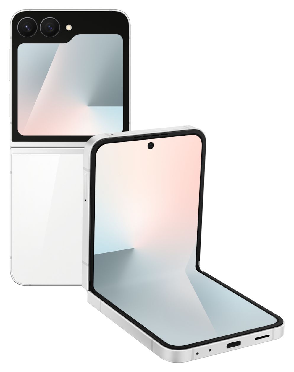 Galaxy Z Flip7 FE 128 GB 5G Smartphone 17 cm (6.7 Zoll) 2,9 GHz Android 50 MP Dual Kamera Dual Sim WiFi 6  (Weiß) 