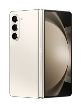 Galaxy Z Fold5 512 GB 5G Smartphone 19,3 cm (7.6 Zoll) Android 50 MP Dreifach Kamera Dual Sim (Cremefarben) 