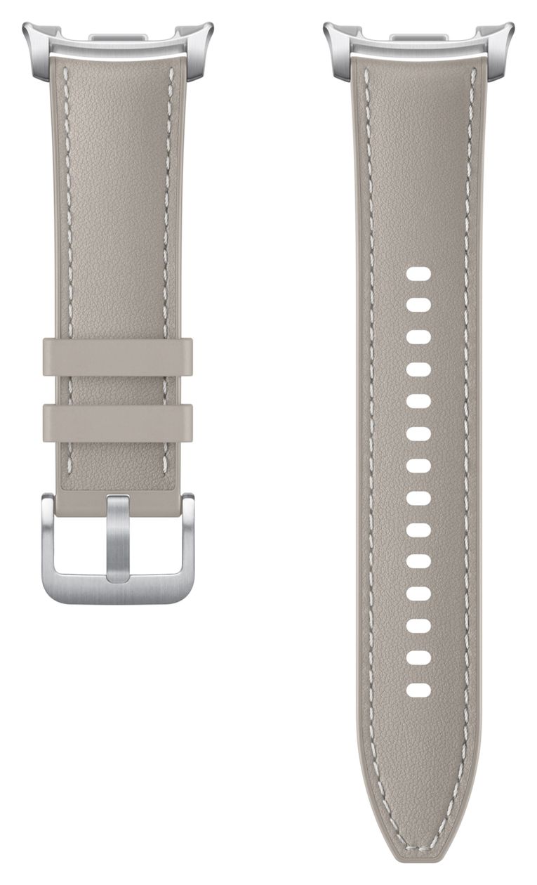 Hybrid Band Armband S/M & M/L Samsung Galaxy Watch8 | Watch8 Classic  (Graubraun) 
