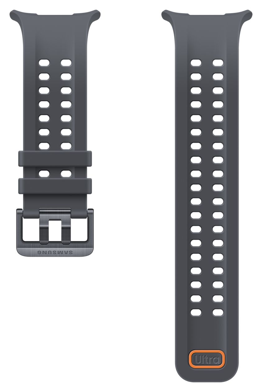 Marine Band Armband  50 mm Samsung Galaxy Watch Ultra2  (Schwarz) 