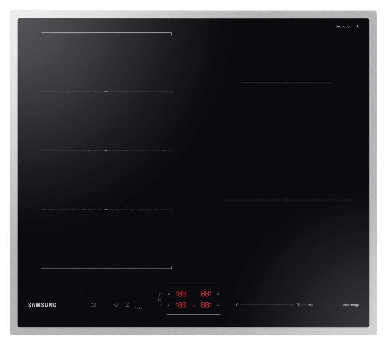 NZ64B6056HK autarkes 60 cm Induktions Kochfeld/Herdplatte 6 Zone(n) 