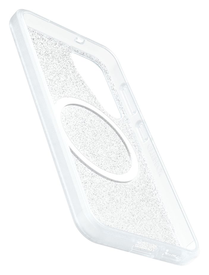 Otterbox React Series Case mit Magnet Cover für Samsung Galaxy S25 (Schwarz, Transparent) 