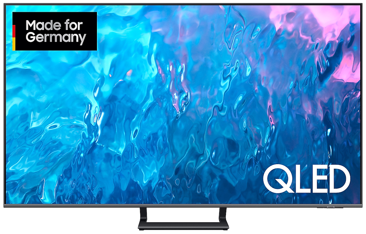 GQ55Q74CAT QLED Fernseher 139,7 cm (55") EEK: G 4K Ultra HD (Dark gray) 