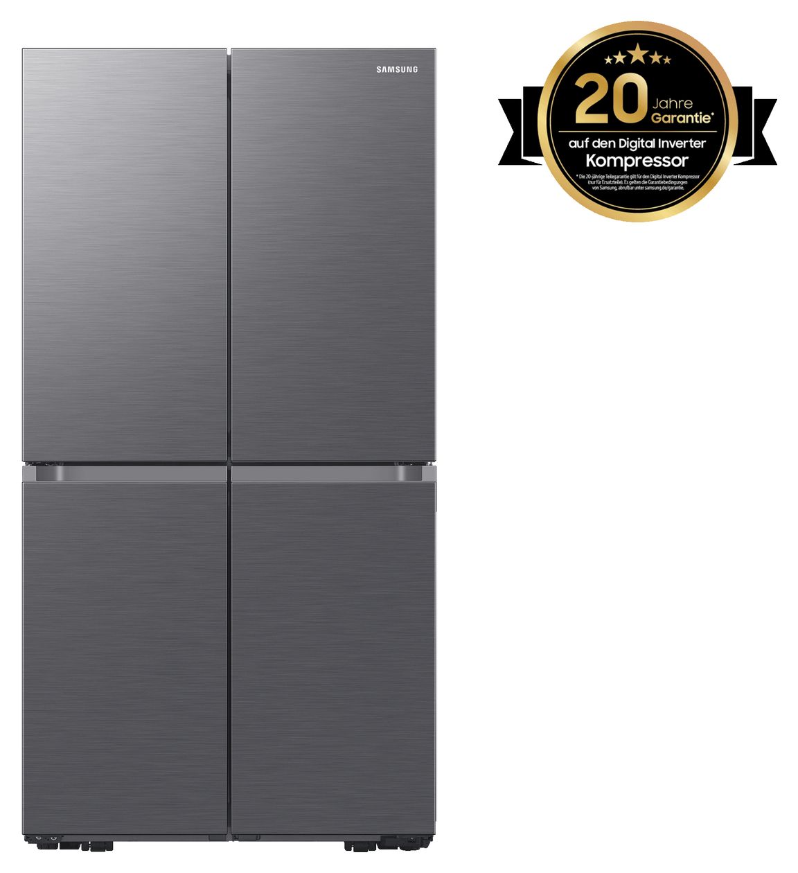 RF59C700ES9 Side-by-Side Kühl-/ Gefrierkombination French Door 390 l / 259 l 362 kWh 1746 mm x 912 mm  (Silber) 