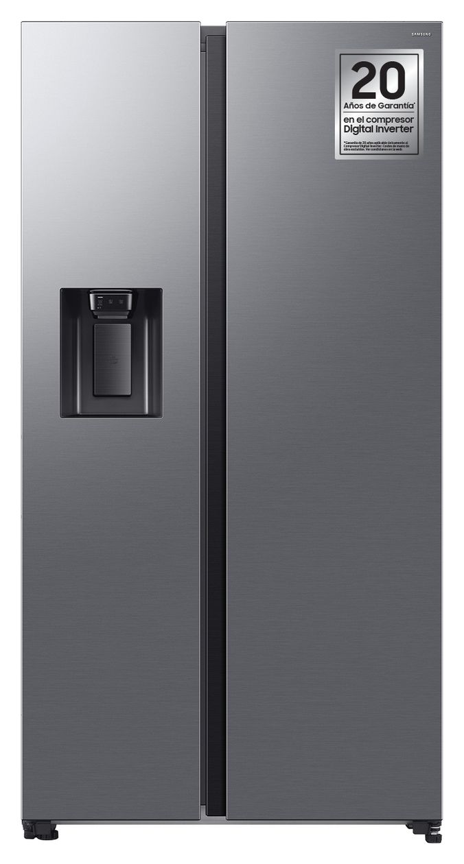RS70F67KCT Side-by-Side Kühl-/ Gefrierkombination 409 l / 225 l 226 kWh NoFrost 1780 mm x 912 mm  (Edelstahl) 