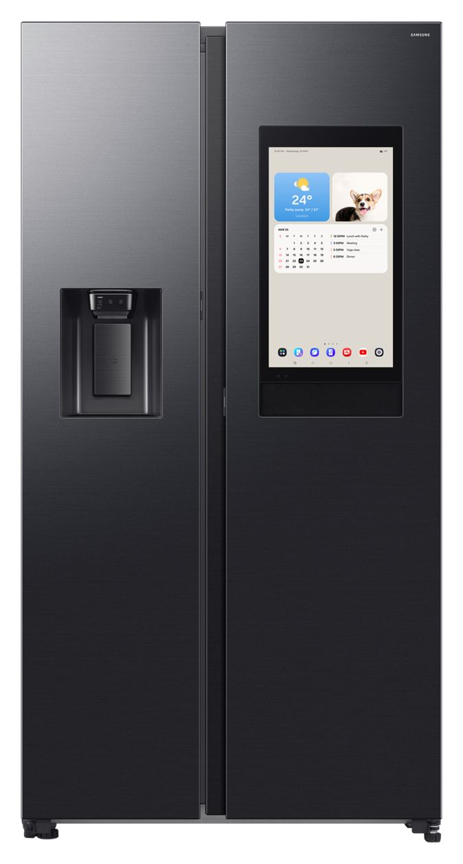 RS90F67BEF Side-by-Side Kühl-/ Gefrierkombination 389 l / 225 l 352 kWh NoFrost 1780 mm x 912 mm  (Schwarz) 