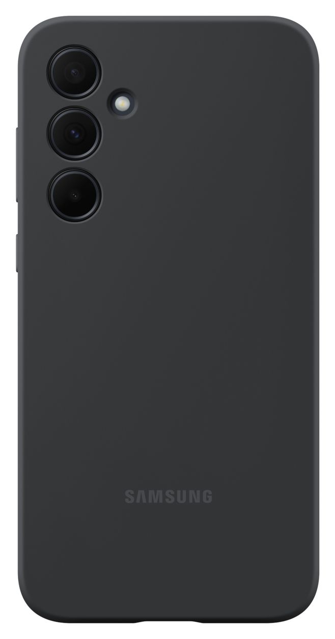 Silicone Cover für Samsung Galaxy A35 5G (Schwarz) 