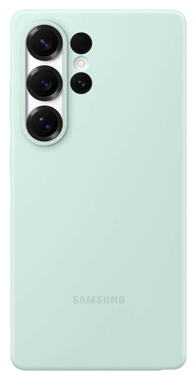 Silicone Case Cover für Samsung Galaxy S25 Ultra  (Mintfarbe) 