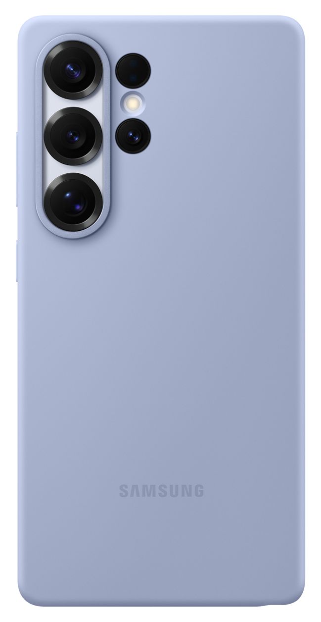 Silicone Case Cover für Samsung Galaxy S25 Ultra  (Hellblau) 