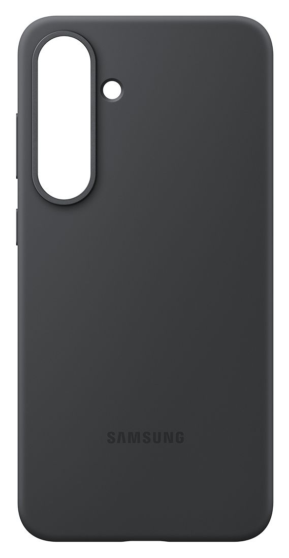 Silicone Case Cover für Samsung Galaxy S25+  (Schwarz) 