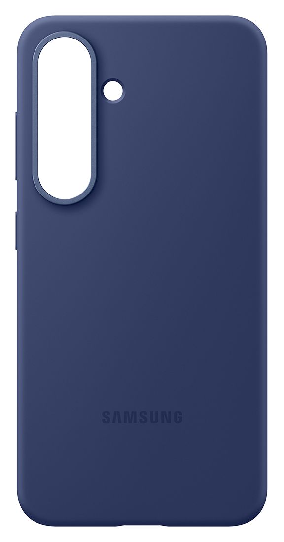 Silicone Case Cover für Samsung Galaxy S25  (Blau) 