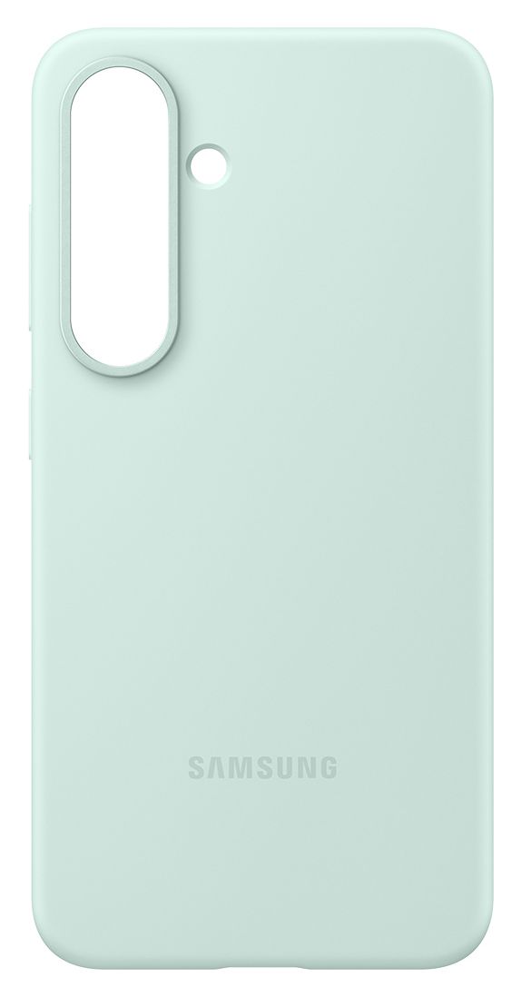 Silicone Case Cover für Samsung Galaxy S25  (Mintfarbe) 