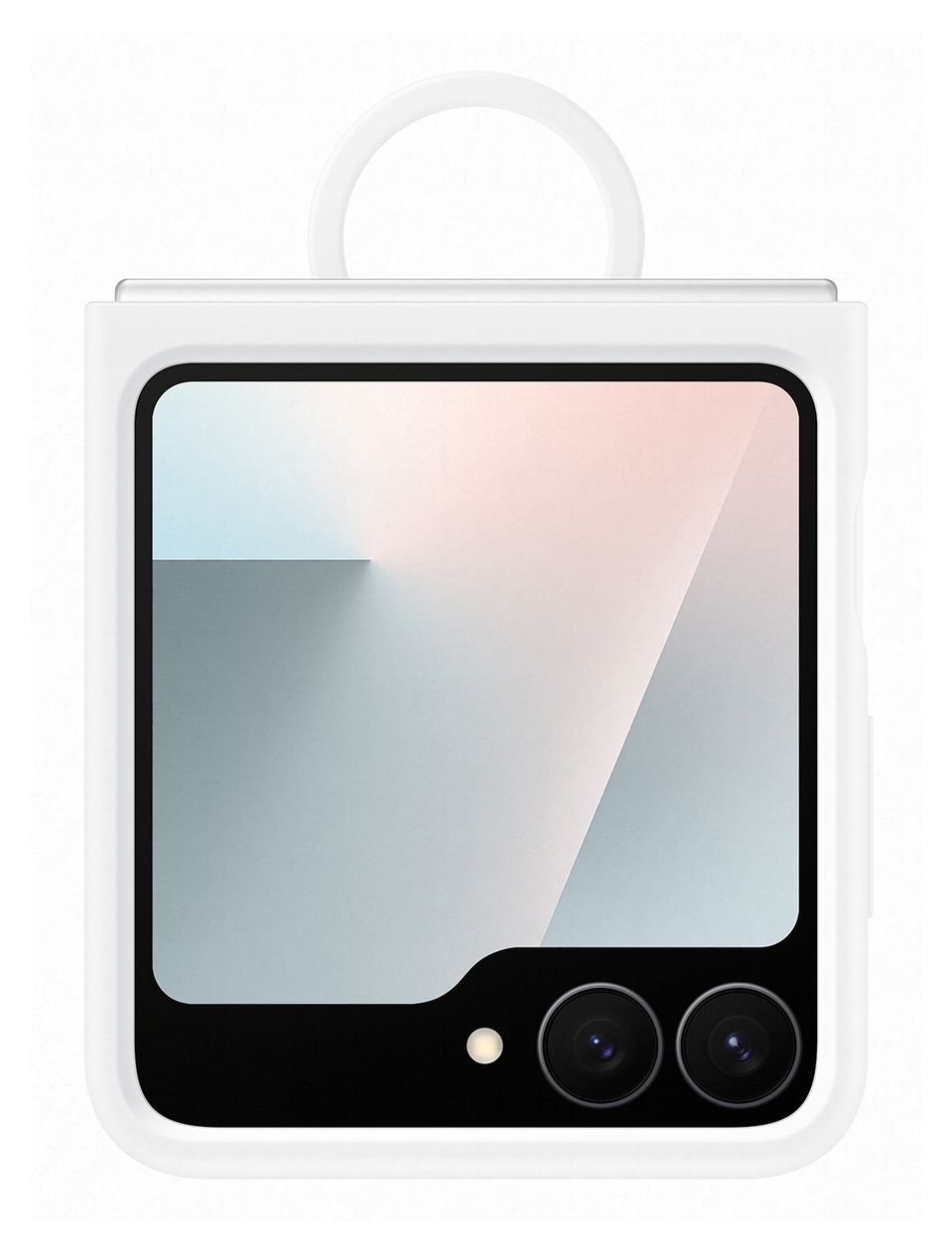 Silicone Case Cover für Samsung Galaxy Z Flip7 FE, Galaxy Z Flip6  (Weiß) 