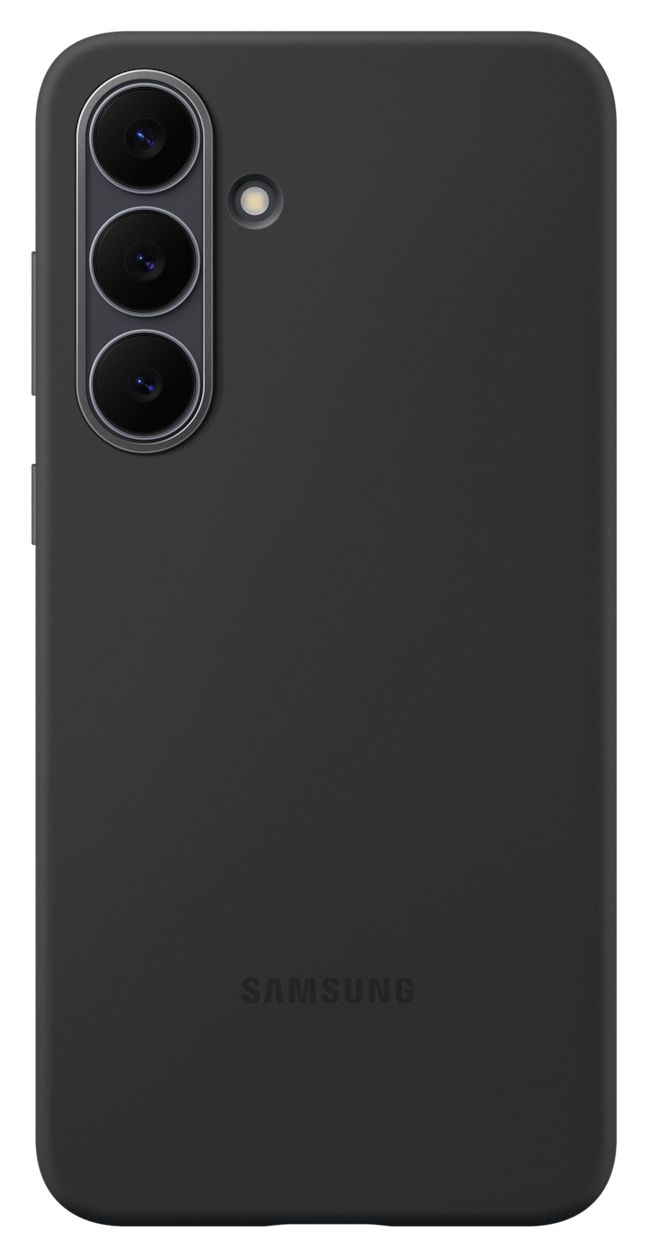 Silicone Case Cover für Samsung Galaxy S25 FE  (Schwarz) 