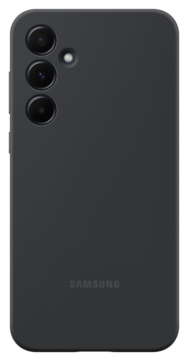 Silicone Case Cover für Samsung Galaxy A55 5G (Schwarz) 