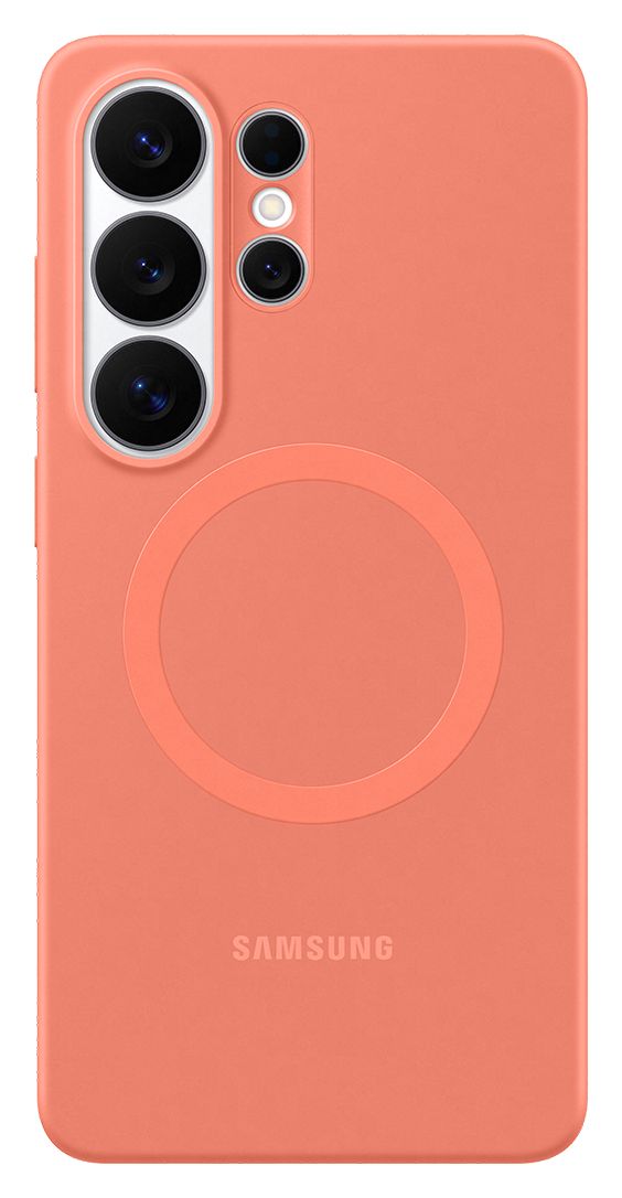 Silicone Magnet Case Cover für Samsung Samsung S26 Ultra  (Koralle) 