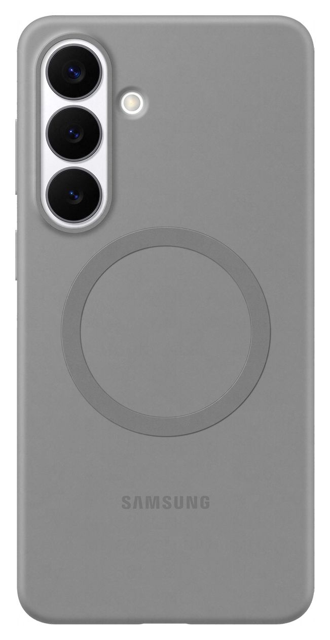 Silicone Magnet Case Cover für Samsung Samsung S26 Plus  (Grau) 
