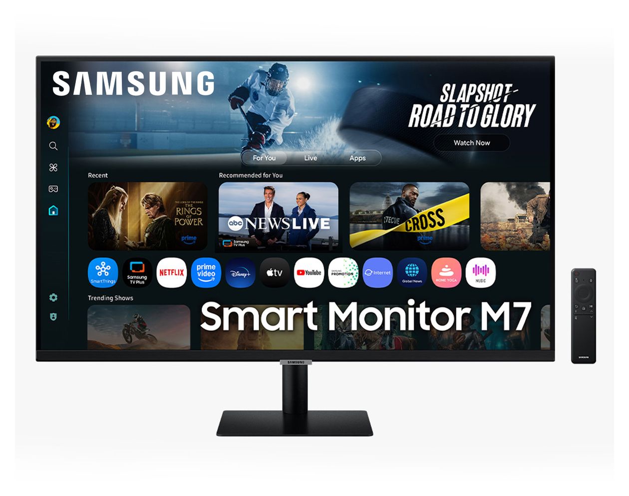 Smart Monitor M7 LS32FM700UU 4K Ultra HD Monitor 81,3 cm (32 Zoll) 16:9 4 ms 300 cd/m²  (Schwarz) 
