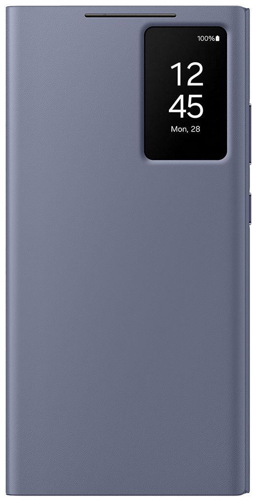 Smart View Case Cover für Samsung Galaxy S24 Ultra (Violett) 