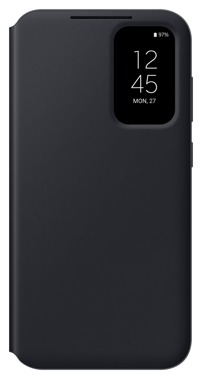 Smart View Wallet Case Geldbörsenhülle für Samsung Galaxy S23FE  (Schwarz) 