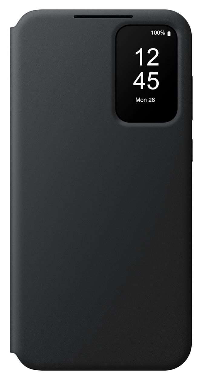 Smart View Wallet Case Geldbörsenhülle für Samsung Galaxy A35  (Schwarz) 