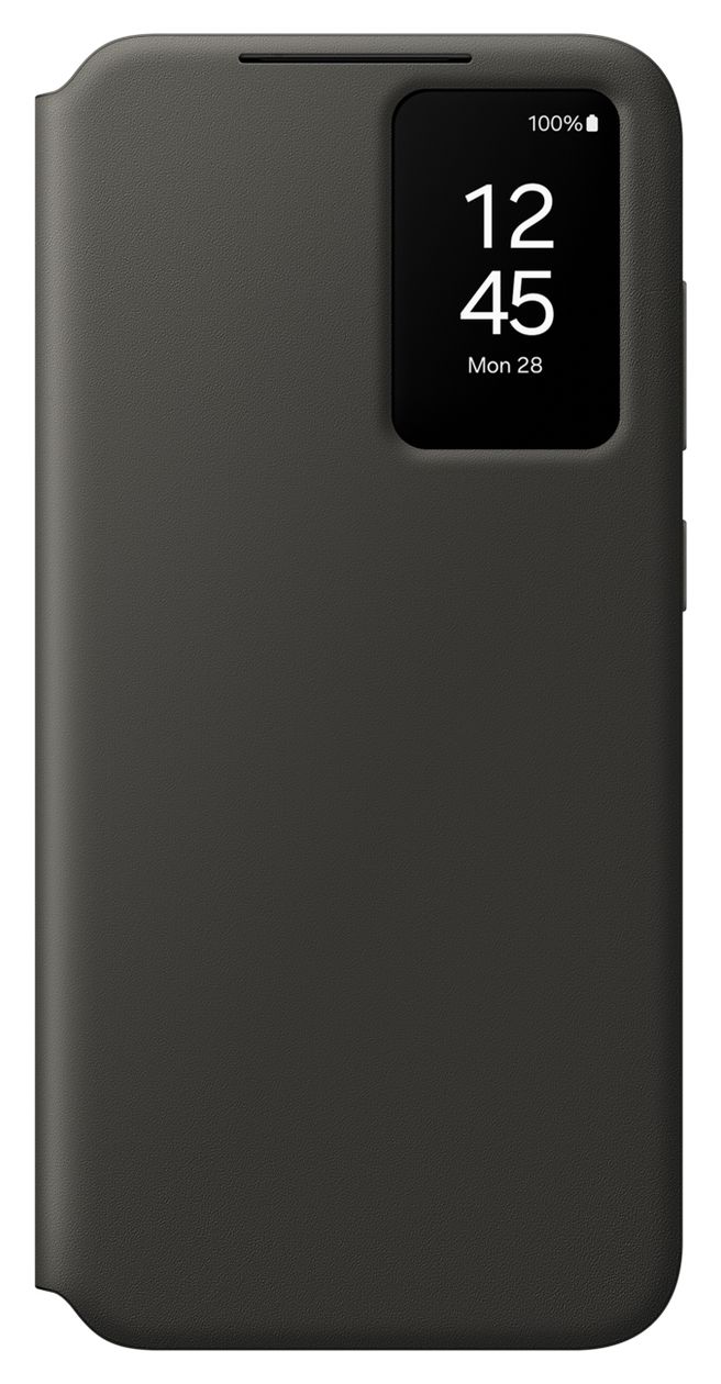 Smart View Wallet Case Geldbörsenhülle für Samsung Galaxy S24 FE  (Schwarz) 