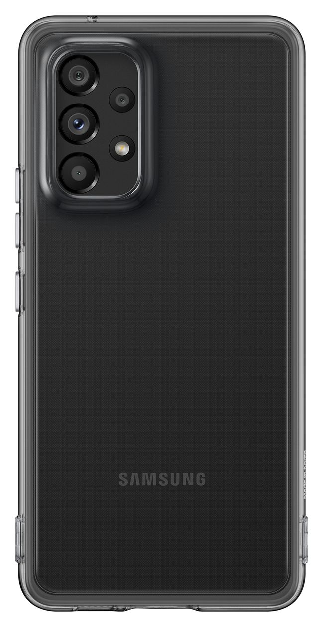 Soft Clear Cover für Samsung Galaxy A53 5G  (Schwarz) 