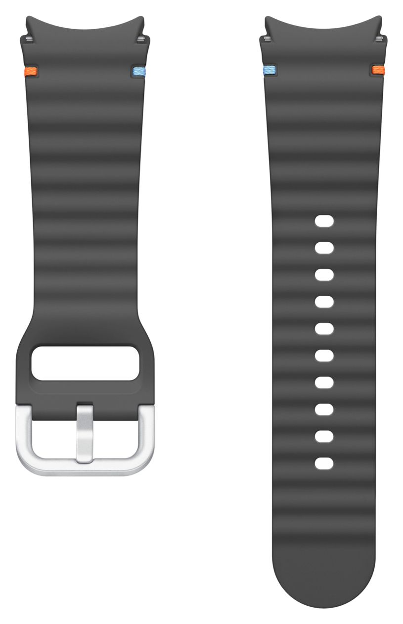 Sport Band Armband S/M Samsung Galaxy Watch7/Watch6/Watch5 Pro/Watch4  (Grau) 