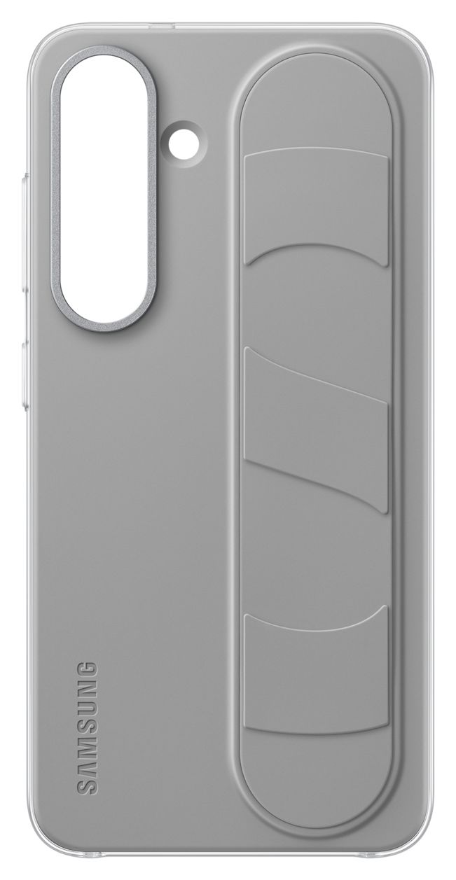 Standing Grip Case Cover für Samsung Galaxy S25  (Grau) 