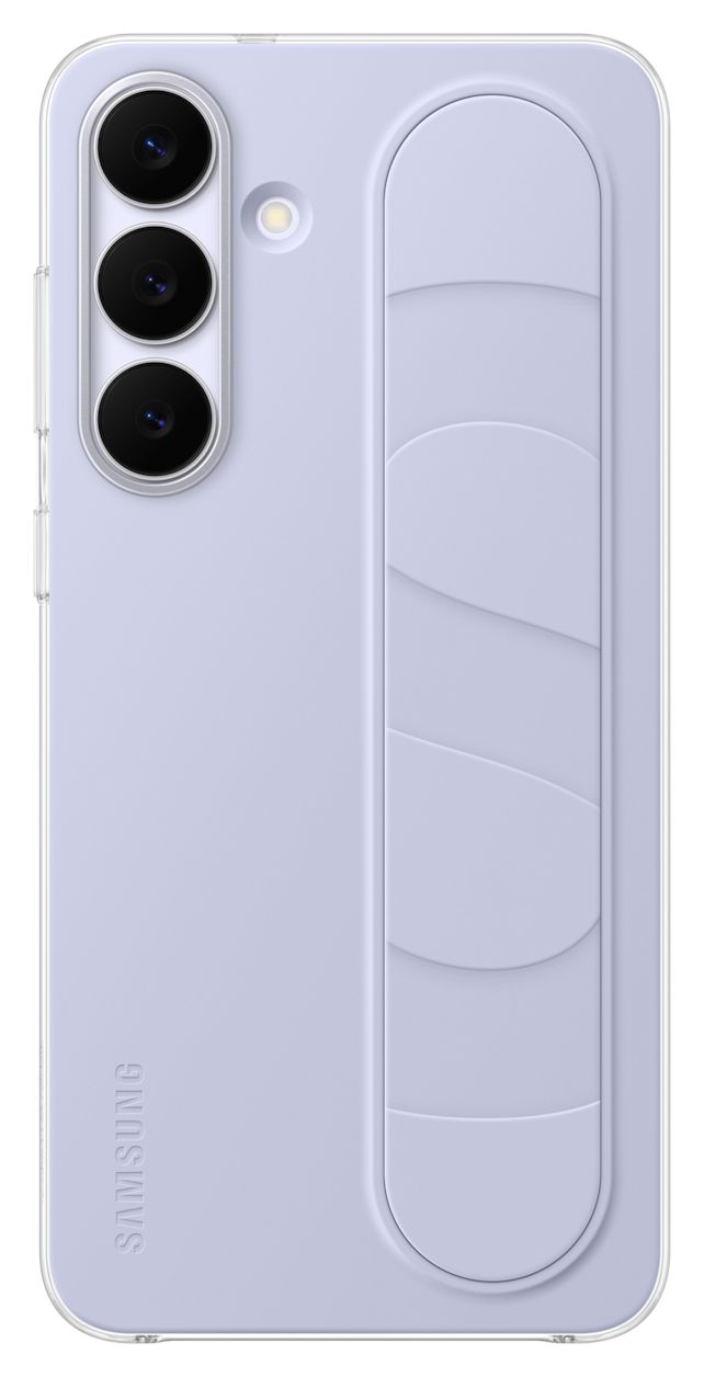 Standing Grip Case Cover für Samsung Galaxy S25 FE  (Hellblau) 