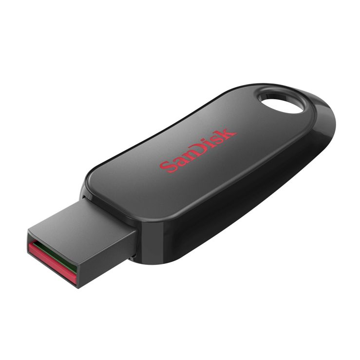 Cruzer Snap USB Typ-A Stick 128 GB  (Schwarz, Rot) 